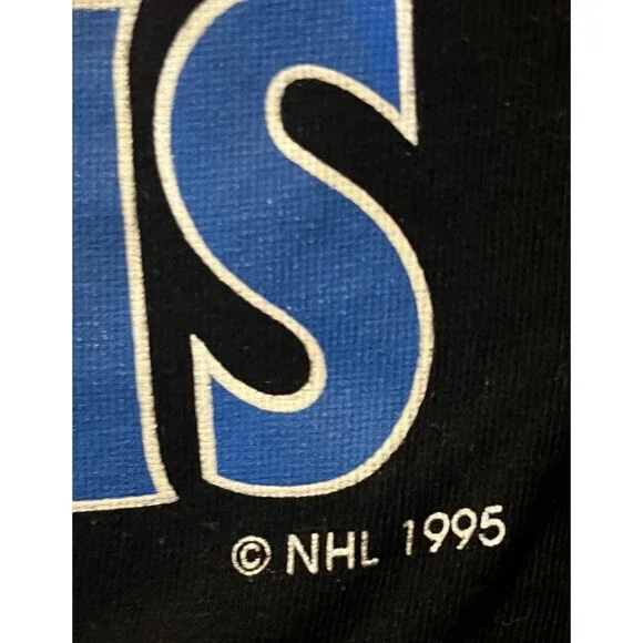 New Jersey Devils 1995 NHL Hockey Stanley Cup Champions Accord Shirt USA Sz. L - Picture 5 of 8